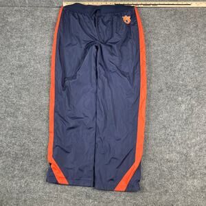 NCAA Track Pants Mens XL Navy Orange Auburn Tigers Athletic Mesh Lined